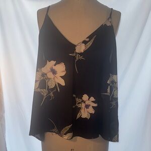 Navy and Floral Camisole by Lush Size Medium